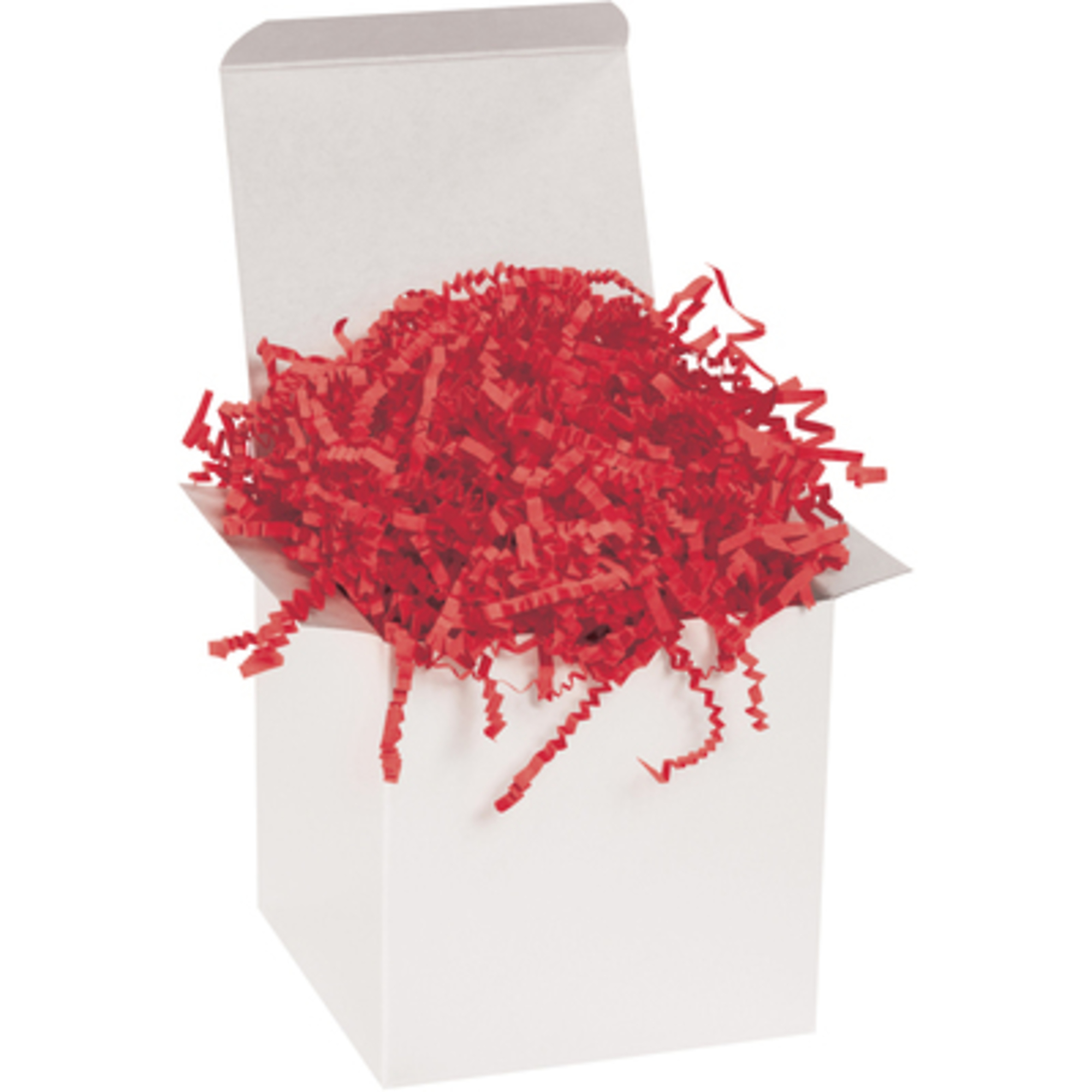 Stock Packaging Red Crinkle Paper — 10 Lbs., 10-Case, Model# CP10E